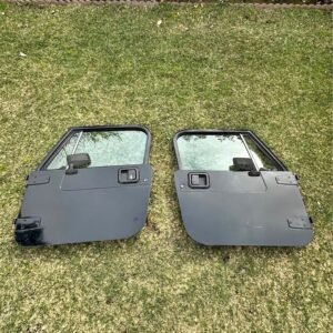Jeep Wrangler YJ Full Doors OEM Black 1987–1995 (Fits CJ7 1981–1986) – Complete Pair