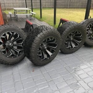 Ford F250 Wheels & Tires 22x12 with 37” Nitto Ridge Grapplers – 8x170 Bolt Pattern (Set)
