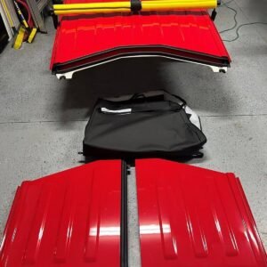 2020 Jeep Wrangler JLU 4 Door Hardtop OEM Firecracker Red – 3 Piece Freedom Panel Roof