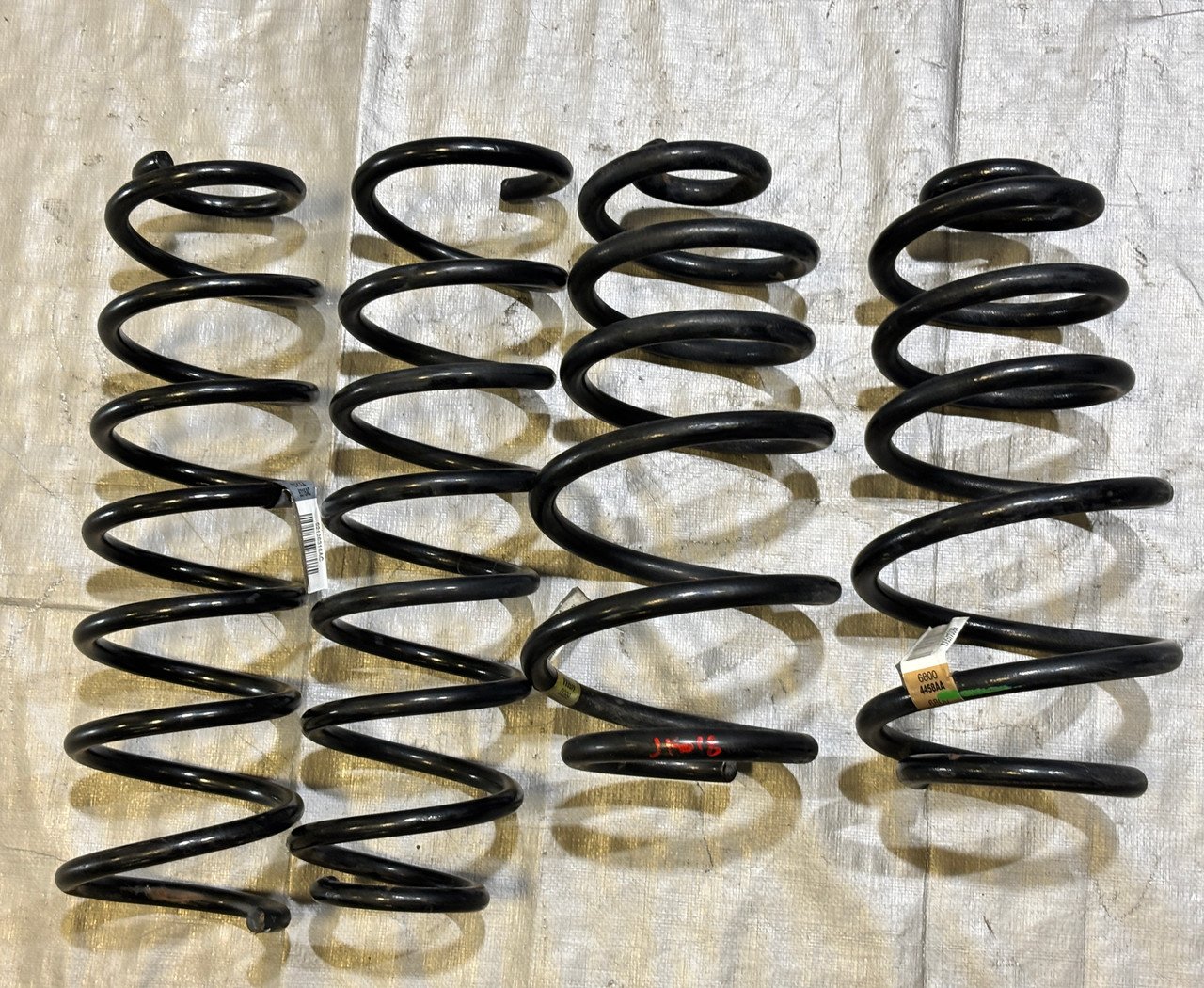 2007-2018 Jeep Wrangler JK OEM Coil Springs – Complete Set of 4 (Used)