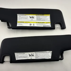 2010-2018 Jeep Wrangler JK Sun Visor Set – Black, Pair (Used)