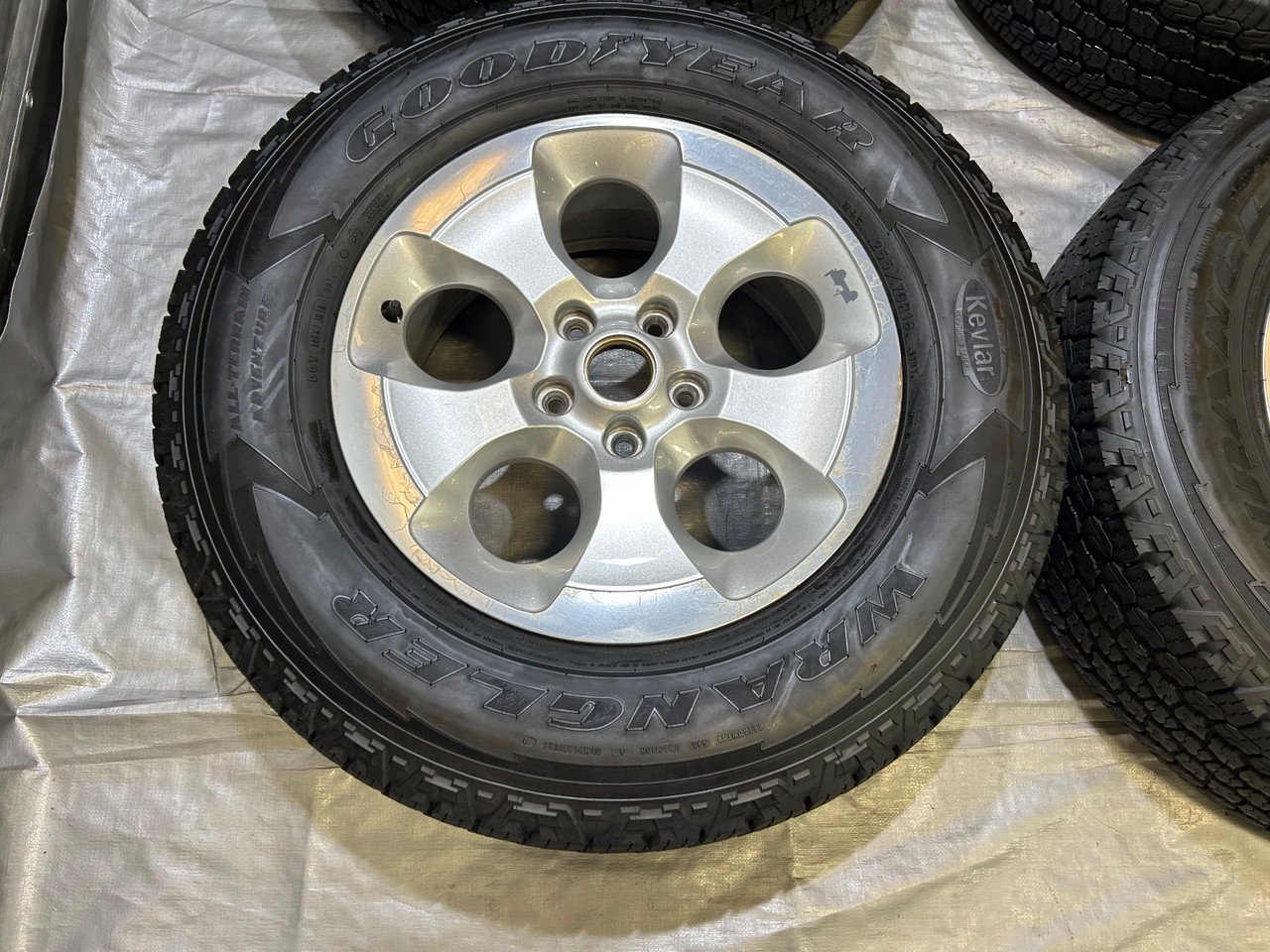 2007-2018 Jeep Wrangler JK 18" 5-Spoke Wheels & Tires – Set of 4 (Used) - Image 5