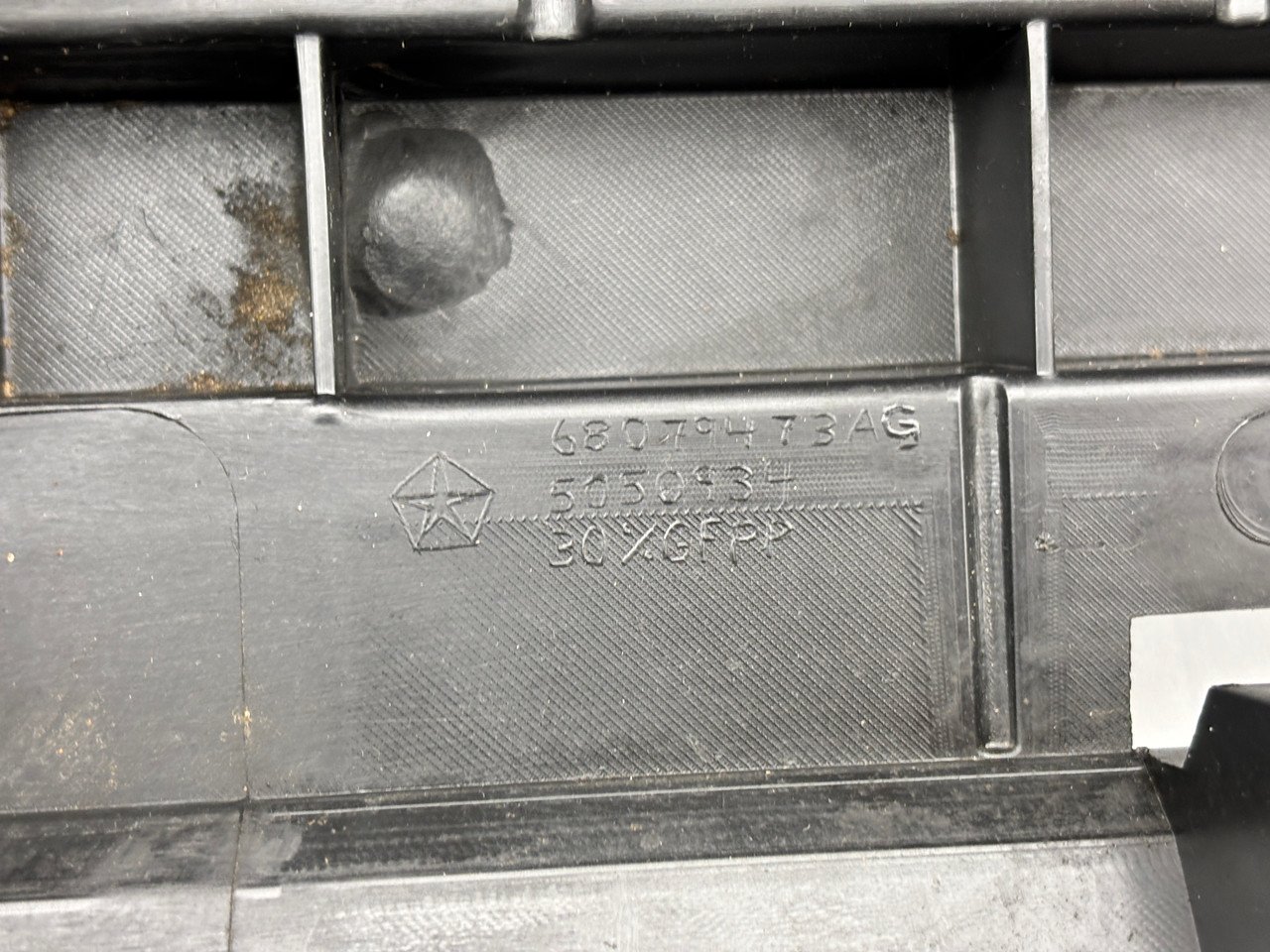 2012-2018 Jeep Wrangler JK OEM Passenger Side Battery Tray – 68142959AB (Used) - Image 6